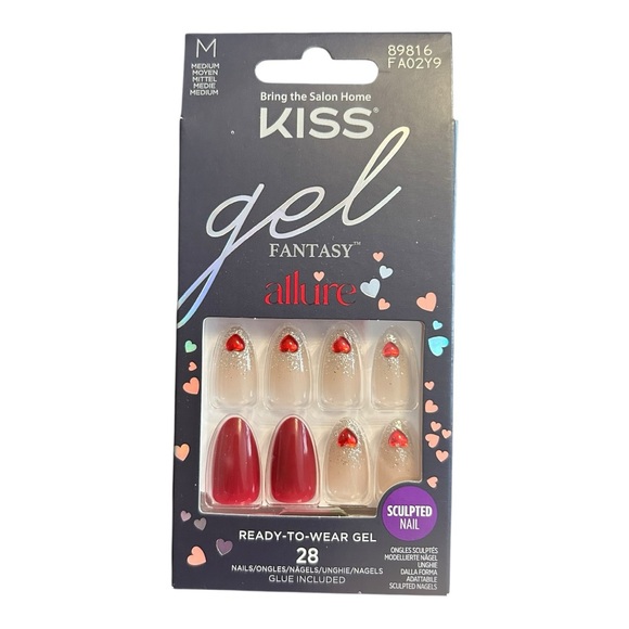 Bundle of (3) Medium-Length, Almond-Shaped Press-On Nail Sets - imPRESS & Kiss - Picture 3 of 5